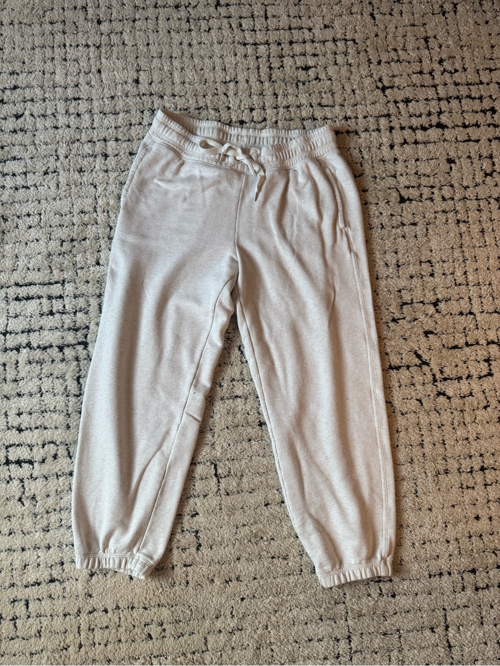 Aerie Cream Jogger Sweatpants